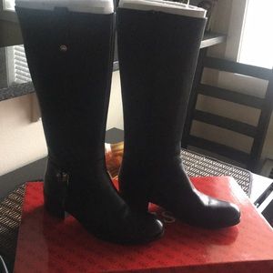 Guess Genuine Leather Black Boots size 9